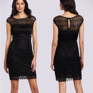 Elegant Black Lace Dress